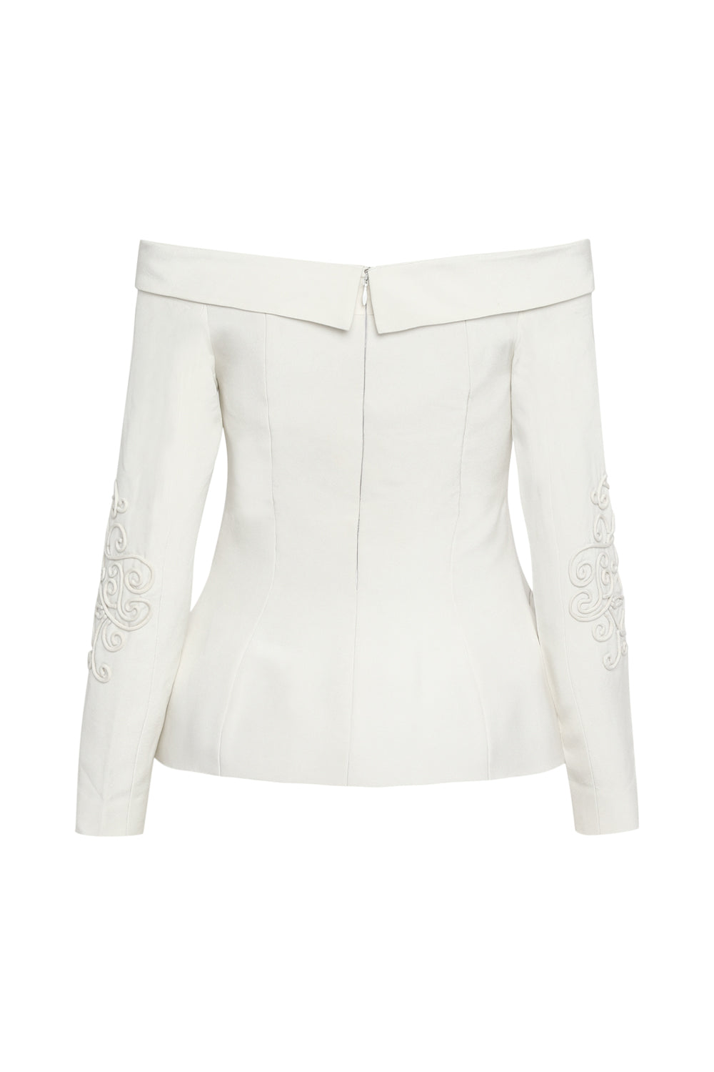 Hand Embroidered Shaped Blazer